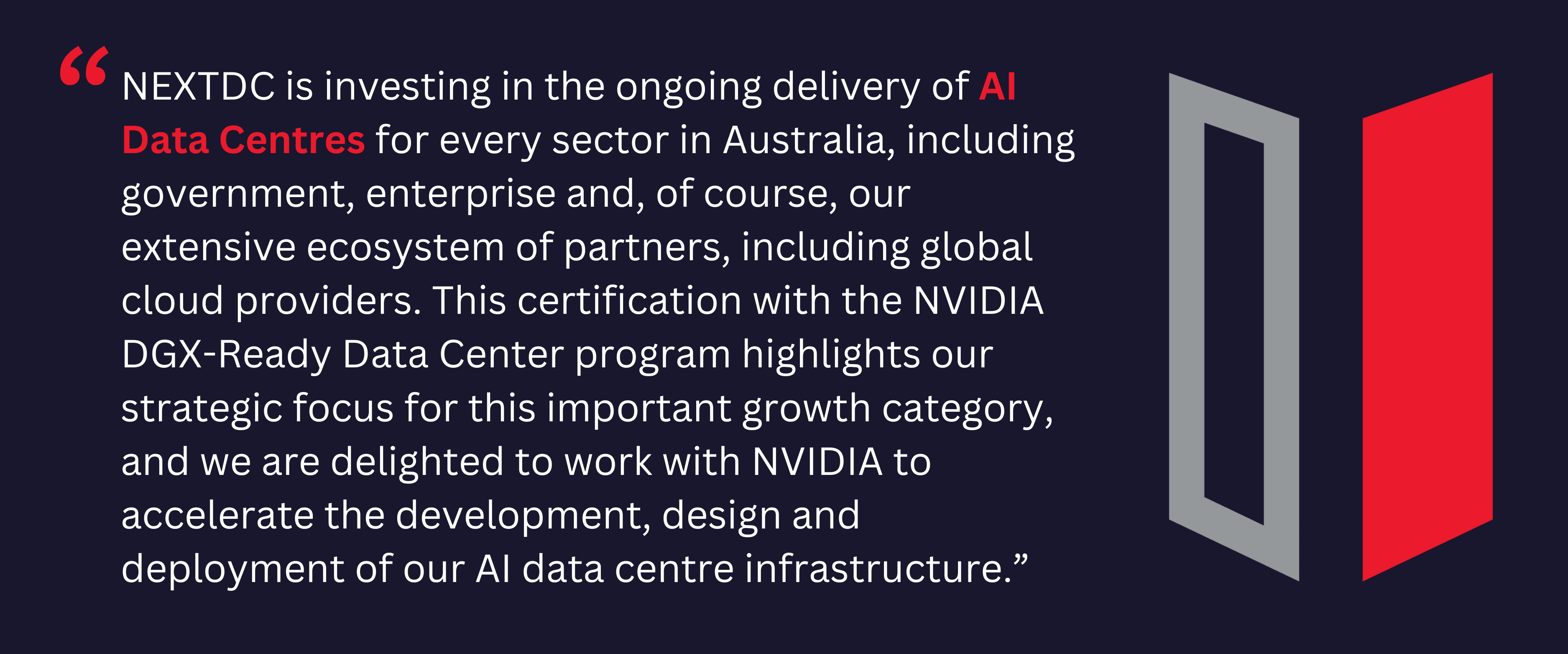 NEXTDC Earns NVIDIA DGX-Ready AI Certification | NEXTDC