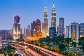 Kuala Lumpur, Malaysia city skyline.