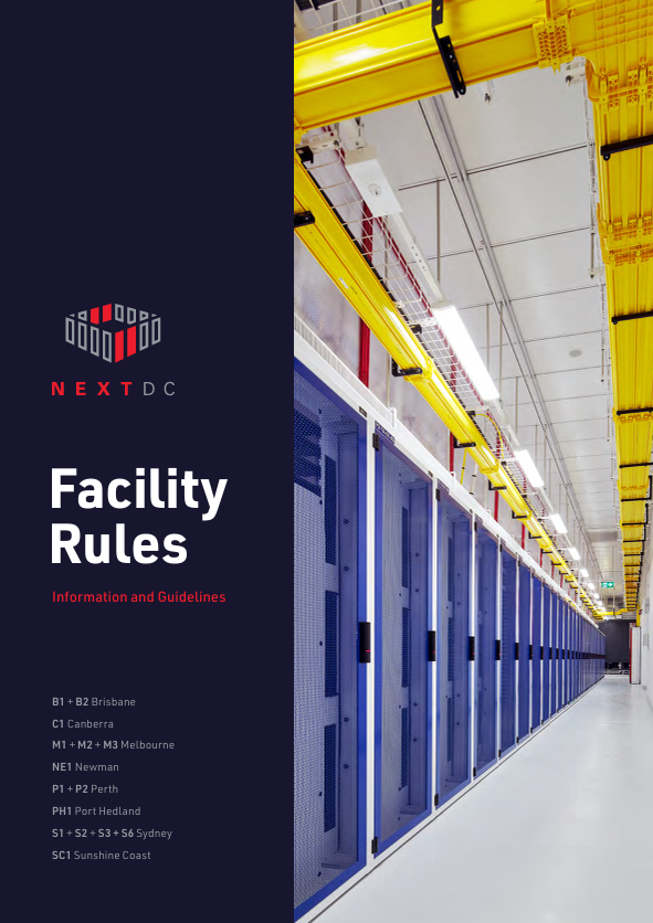 FACILITY RULES FACILITY RULES