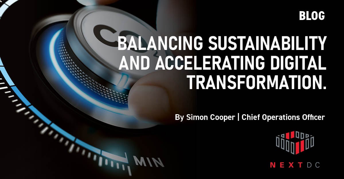 The balancing act between ESG and accelerating digital transformation.