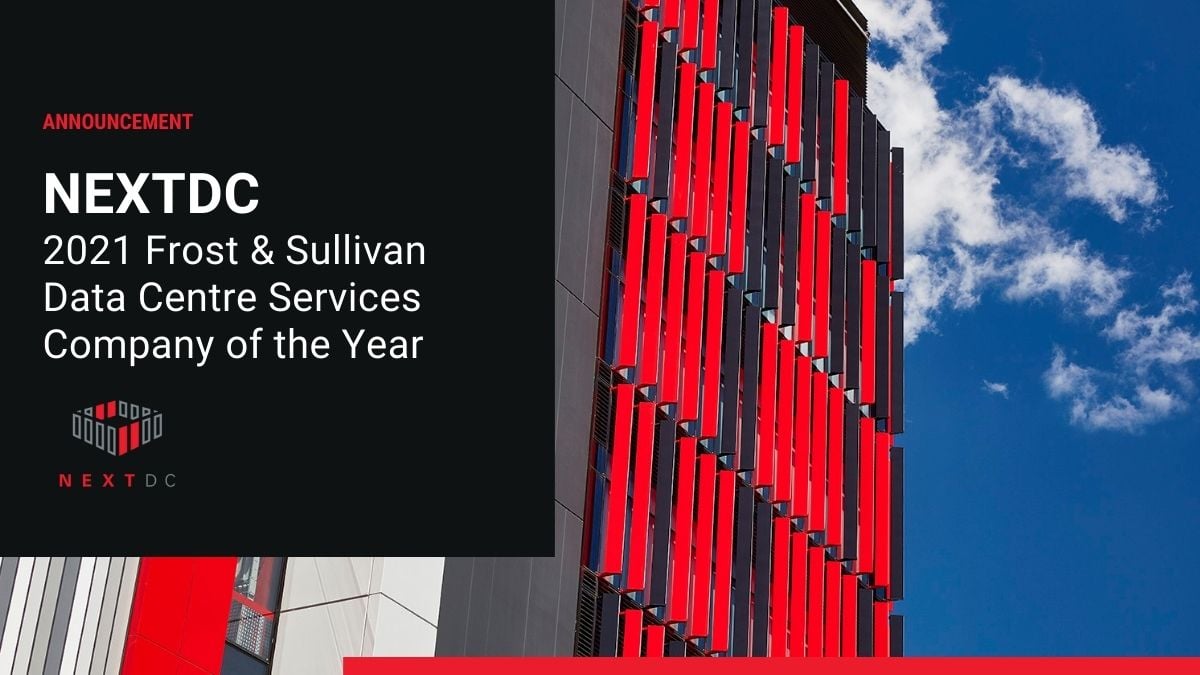 Frost & Sullivan recognises NEXTDC as Australian data centre services Company of the Year