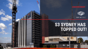 NEXTDC marks major topping out milestone at S3 Sydney