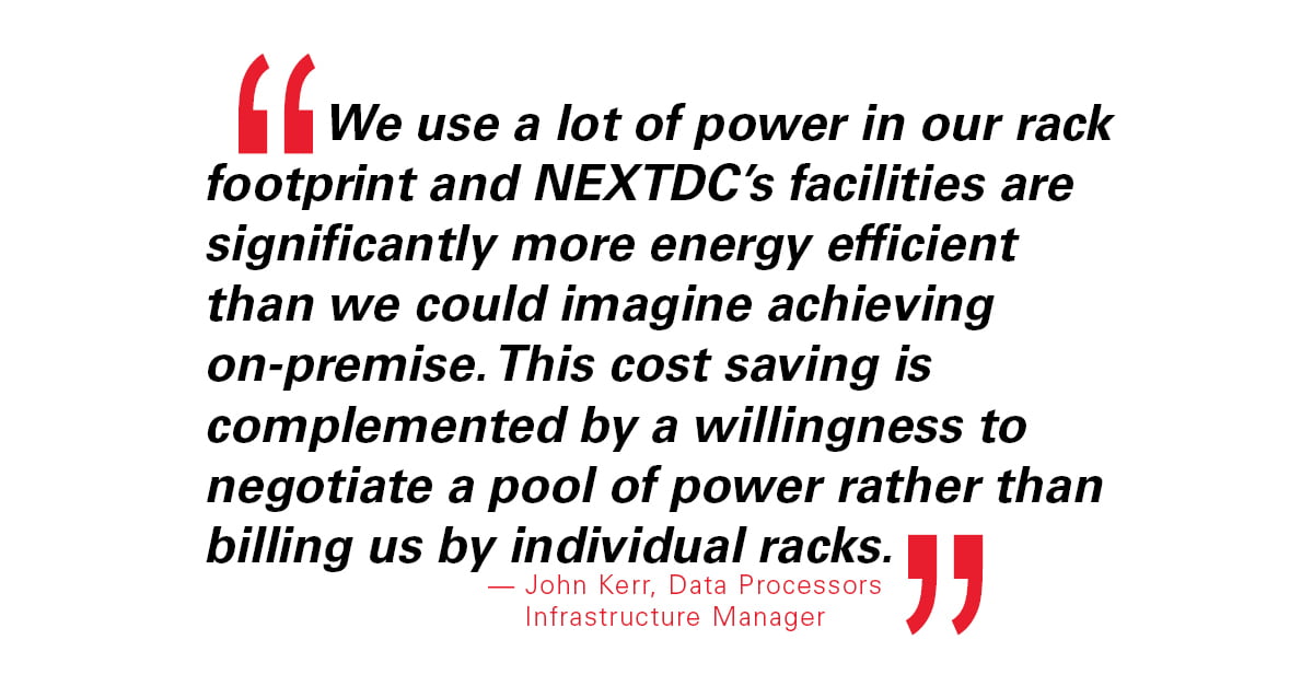 Data Processors Energy Efficient Data Centre Quote