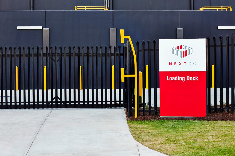 P1 Perth data centre loading dock